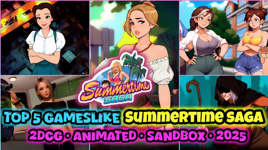 Top 10 Games Like Summertime Saga – Best Visual Novels & Simulation Games for Adults